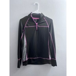 Polly & Esther‎ Womens Running Pullover Top Size S Activewear Quarter Zip